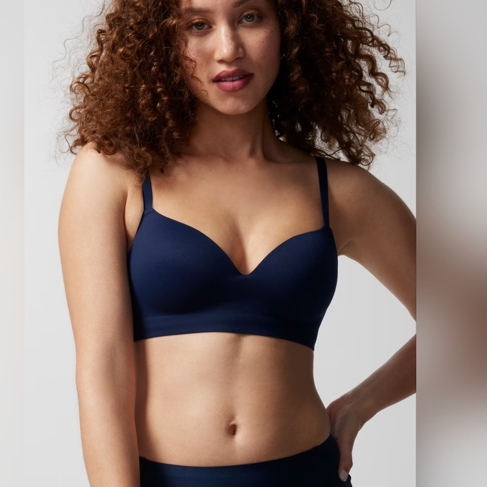 Soma | NWOT Nightfall Navy Enliss Wireless Bra